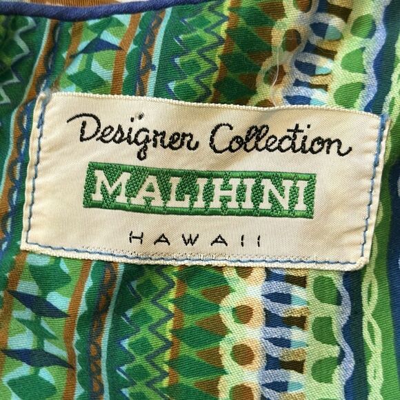 Vintage Malihini Hawaii designer collection dress. No size tag - Picture 9 of 11